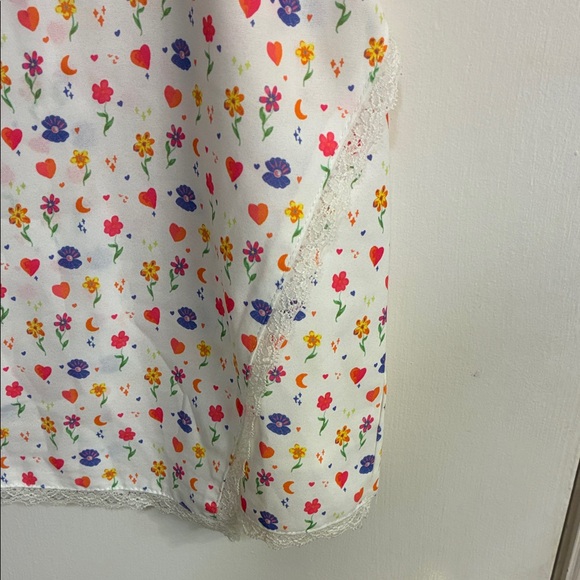 Princess Polly White Floral Mini Skirt in Sz 6 - Picture 2 of 7